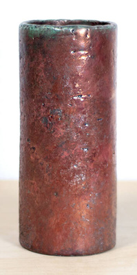 Wazon Raku Miedziany