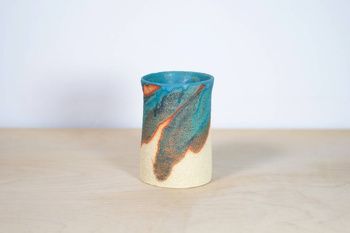 Osłonka Turkusowo-Kremowa Mat