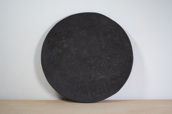 Patera Czarny Relief antyczne kafle