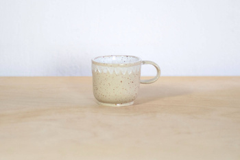 Kubek na kawę, wykonany ręcznie