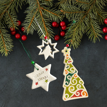 Zestaw świątecznych dekoracji choinkowych 29